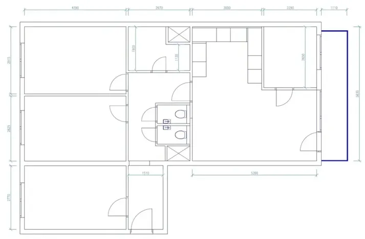 Prodej bytu 5+kk, Praha - Chodov, Klapálkova, 90 m2