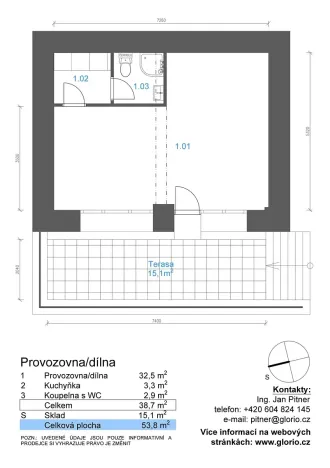 Prodej kanceláře, Praha - Nusle, Táborská, 54 m2