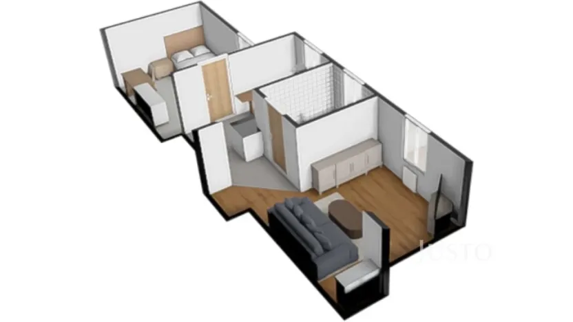 Prodej bytu 2+kk, Vráž - Stará Vráž, 51 m2