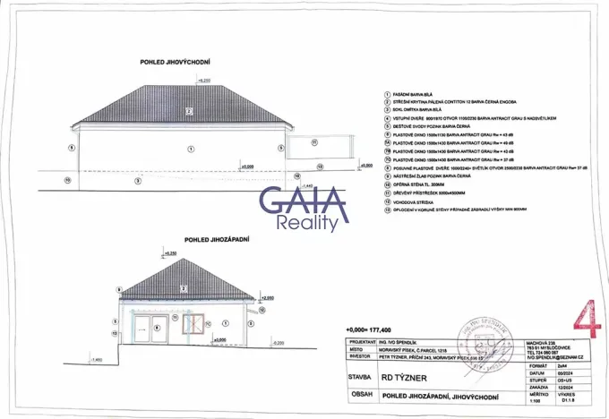 Prodej rodinného domu, Moravský Písek, Příční, 81 m2