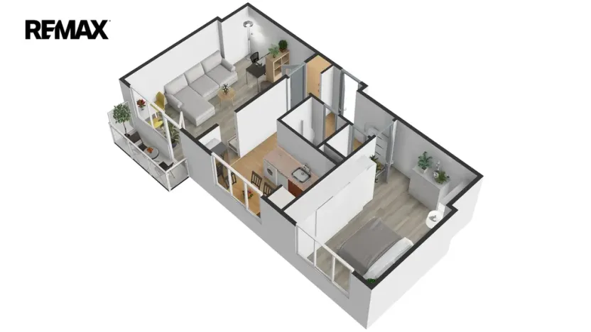 Pronájem bytu 2+1, Praha - Letňany, Vítkovická, 52 m2