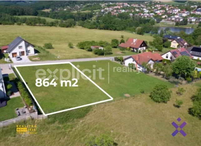 Prodej pozemku pro bydlení, Lukov, Mlýnská, 864 m2