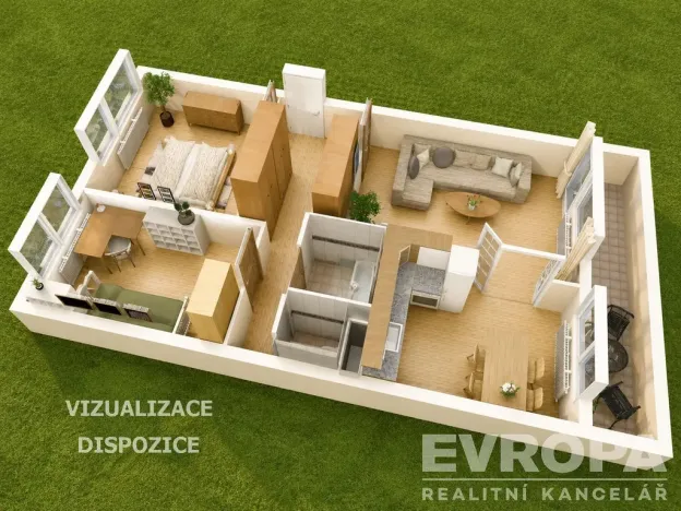Prodej bytu 3+1, Praha - Braník, Jílovská, 64 m2