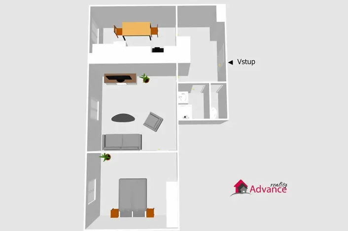 Prodej bytu 2+1, Ostrava, Porubská, 60 m2