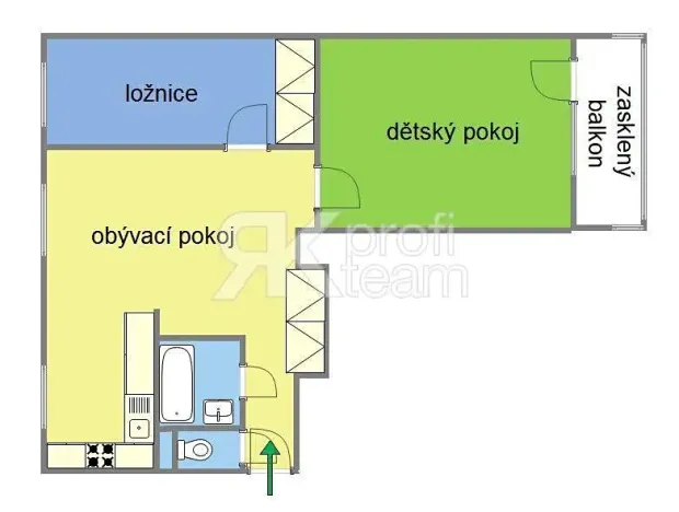 Pronájem bytu 3+kk, Ostrava, Josefa Skupy, 65 m2
