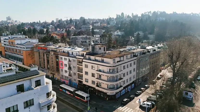 Prodej bytu 2+kk, Praha - Podolí, Dvorecké náměstí, 55 m2