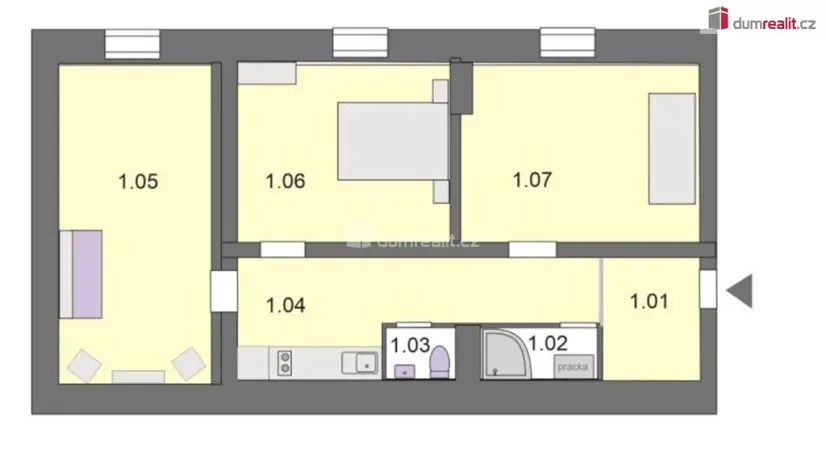 Prodej obchodního prostoru, Praha - Libeň, 58 m2
