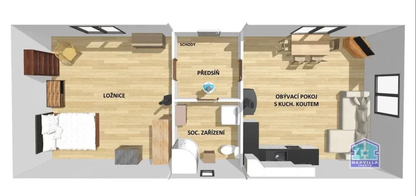 Prodej chalupy, Mešno, 100 m2