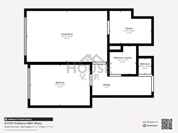 Prodej bytu 2+kk, Říčany, Poláčkova, 45 m2