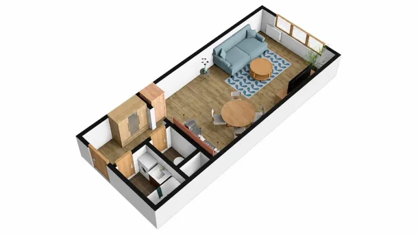 Prodej bytu 1+kk, Tábor, Havanská, 30 m2