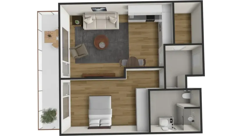 Pronájem bytu 2+kk, Kralupy nad Vltavou - Lobeček, J. Wolkera, 63 m2