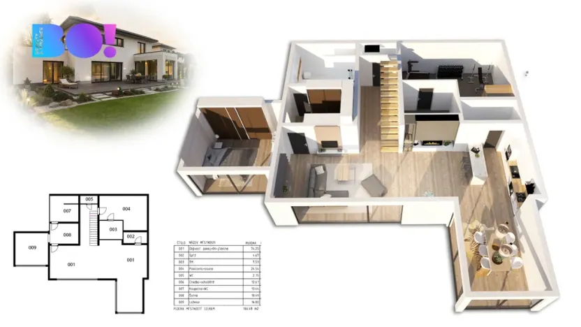 Prodej rodinného domu, Kamenice, Ringhofferova, 293 m2