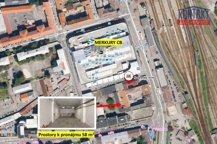 Pronájem skladu, České Budějovice - České Budějovice 6, Kasárenská, 58 m2