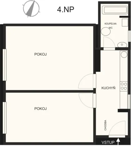 Prodej bytu 2+kk, Trutnov - Horní Předměstí, Švábenicova, 56 m2