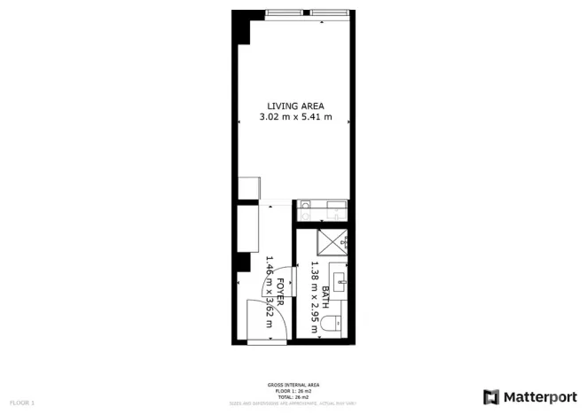 Pronájem bytu 1+kk, Praha - Jinonice, Peroutkova, 26 m2