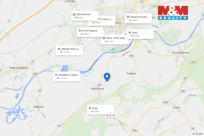 Prodej pozemku pro bydlení, Lipník nad Bečvou - Lipník nad Bečvou III-Nové Dvory, 6074 m2