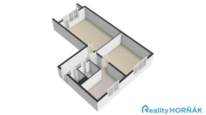 Prodej bytu 2+1, Praha - Malešice, Tuchorazská, 51 m2