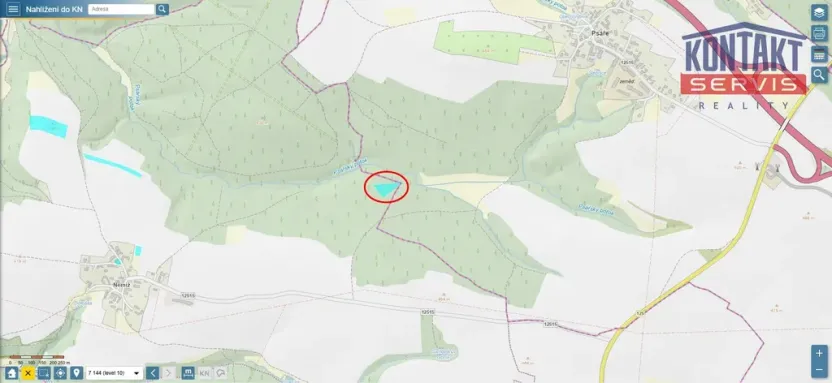 Prodej lesa, Tehov - Nemíž, 3892 m2