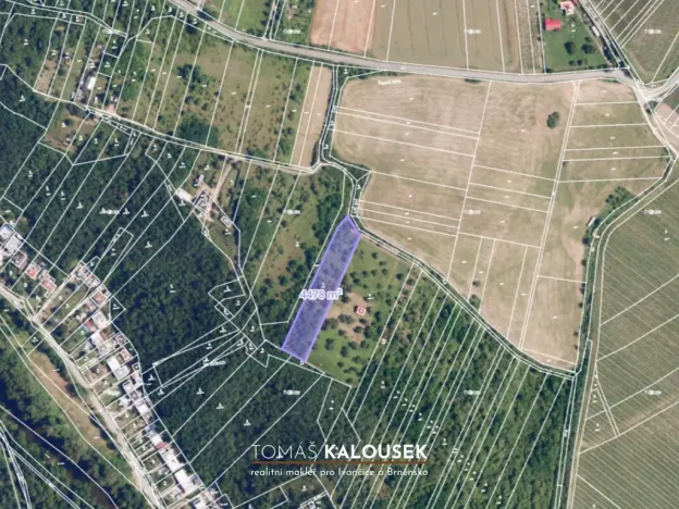 Prodej zahrady, Dolní Kounice, 4478 m2