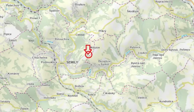 Prodej lesa, Semily, 2671 m2
