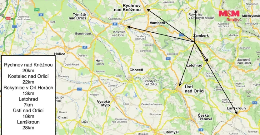 Pronájem výrobních prostor, Žamberk, Čs. armády, 244 m2