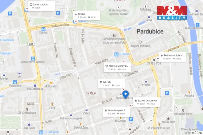 Prodej bytu 3+kk, Pardubice - Zelené Předměstí, Jindřišská, 82 m2