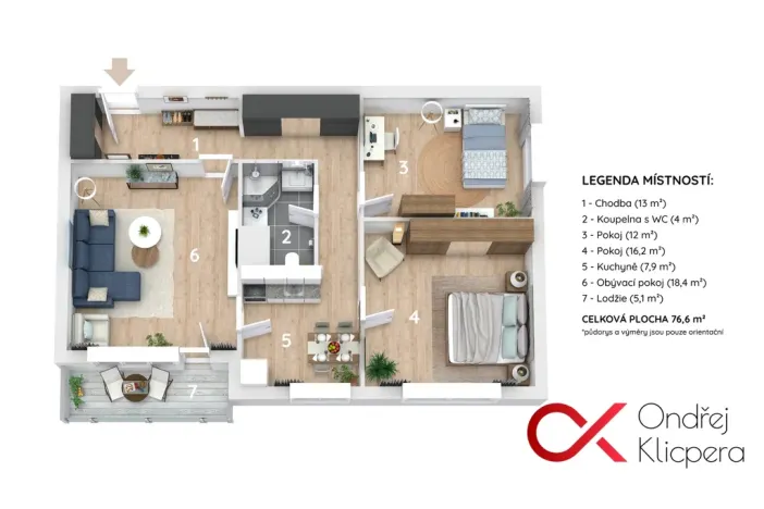 Pronájem bytu 3+1, Praha, Lamačova, 73 m2