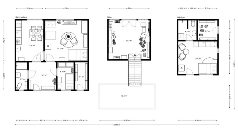 Prodej rodinného domu, Nový Poddvorov, 104 m2