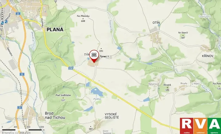 Prodej rodinného domu, Planá, 100 m2