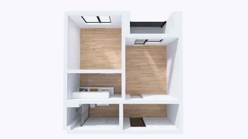 Pronájem bytu 2+1, Bruntál, Zahradní, 43 m2