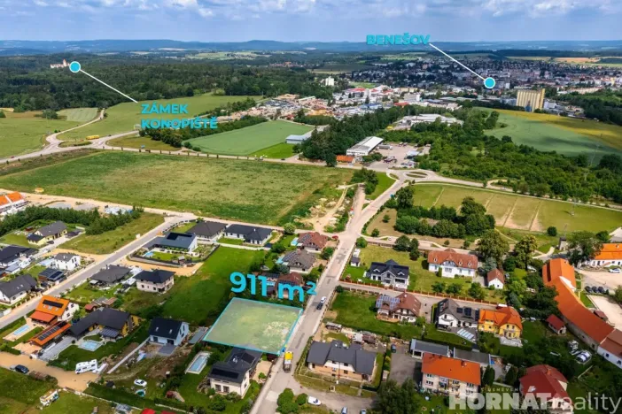 Prodej pozemku pro bydlení, Benešov - Mariánovice, 911 m2