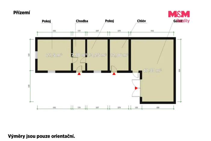 Prodej rodinného domu, Žichovice, 102 m2