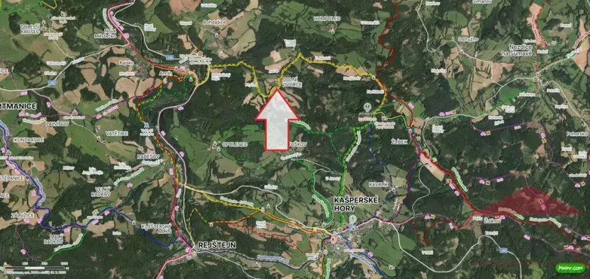 Prodej pozemku pro bydlení, Kašperské Hory, 1205 m2