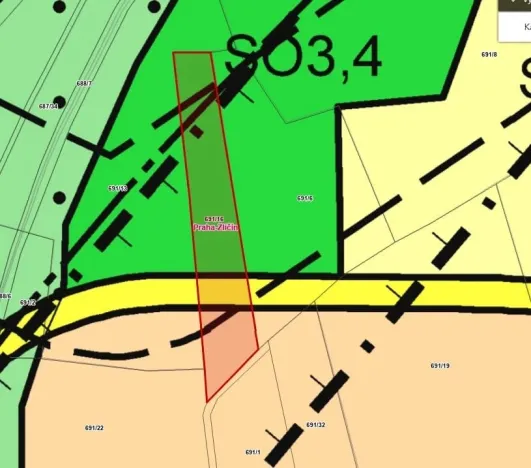 Prodej pozemku, Praha - Zličín, 11838 m2