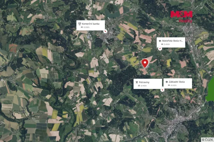 Prodej pozemku pro bydlení, Zábrodí - Horní Rybníky, 1000 m2