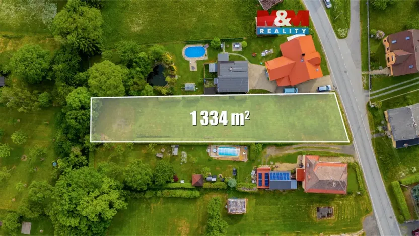 Prodej pozemku pro bydlení, Zásada, 1334 m2