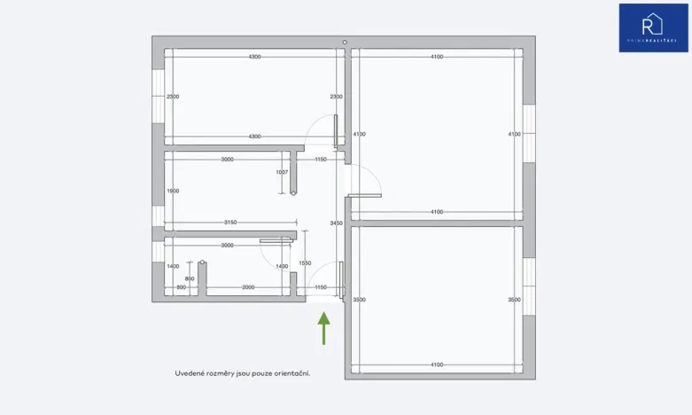 Prodej bytu 3+kk, Uničov, Hrubého, 61 m2