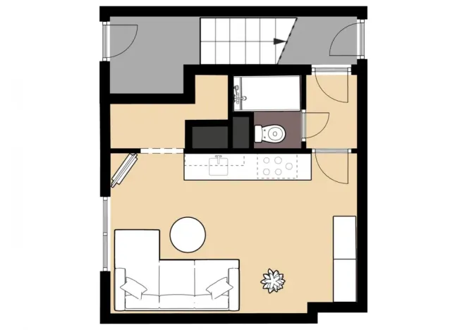 Prodej bytu 1+kk, Nový Bor, Riegrova, 32 m2