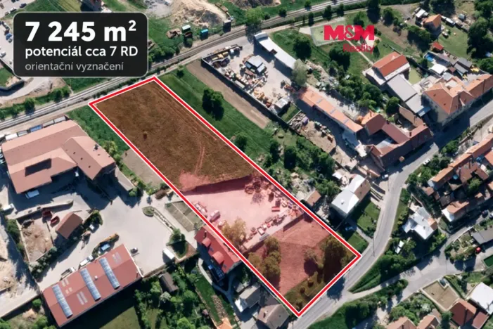 Prodej pozemku pro bydlení, Holubice, 7245 m2