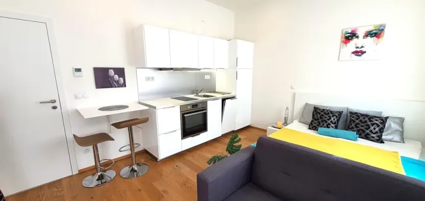 Pronájem bytu 1+kk, Praha - Libeň, Lihovarská, 28 m2