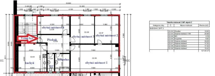 Pronájem bytu 4+1, Cheb, Evropská, 127 m2