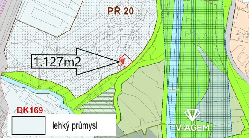 Prodej komerčního pozemku, Ostrava, 1127 m2