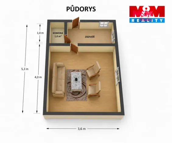 Prodej chaty, Ústí nad Labem - Severní Terasa, 19 m2