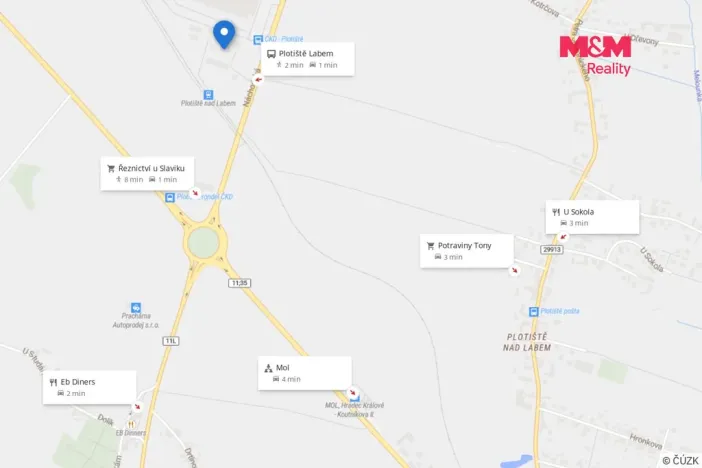 Pronájem obchodního prostoru, Hradec Králové - Plotiště nad Labem, Náchodská, 341 m2