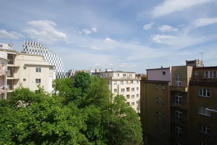 Pronájem bytu 2+kk, Praha - Vinohrady, náměstí Jiřího z Lobkovic, 35 m2