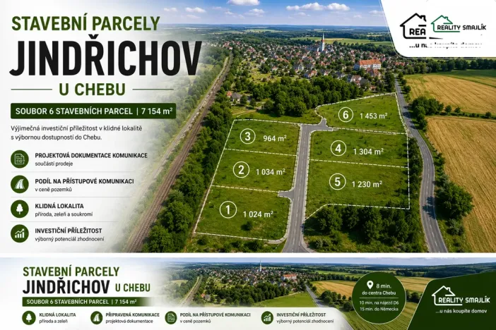 Prodej pozemku pro bydlení, Cheb, 719 m2