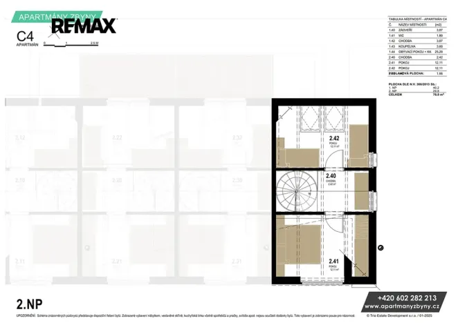 Prodej bytu 3+kk, Doksy, 67 m2