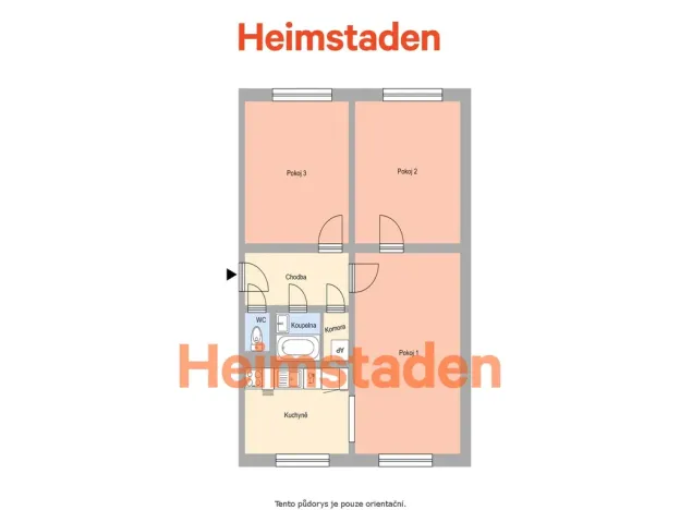 Pronájem bytu 3+kk, Ostrava-Mar.Hory, Štítného, 65 m2