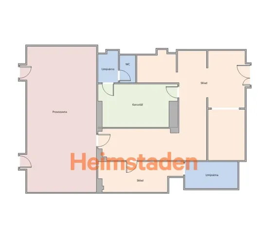 Pronájem kanceláře, Havířov-Šumbark, nám. T. G. Masaryka, 120 m2