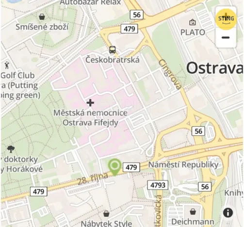 Pronájem bytu 2+kk, Ostrava, 49 m2
